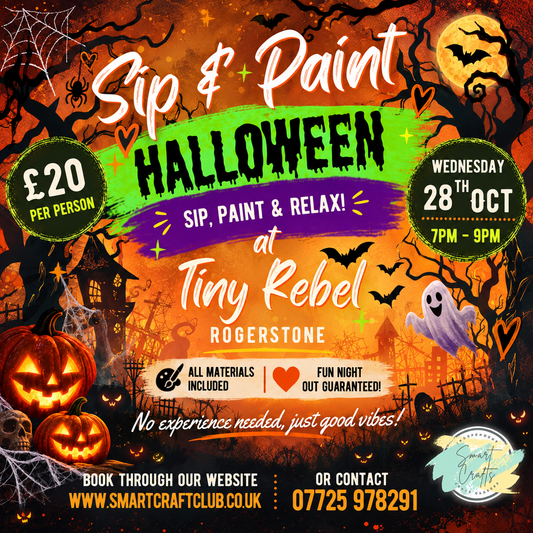 Halloween - Sip & Paint At Tiny Rebel Rogerstone