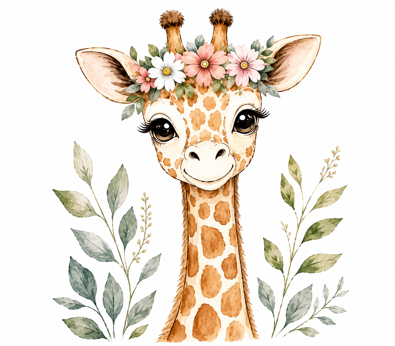 Gilly The Giraffe - Pre-Drawn Acrylic Painting Kit