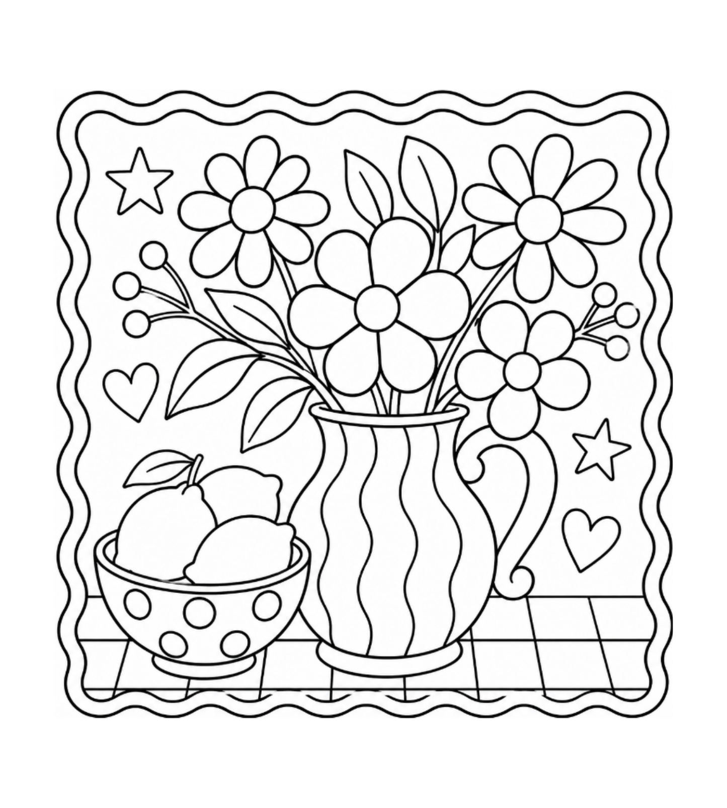 Flower Power Pre-Drawn Acrylic Painting Kit