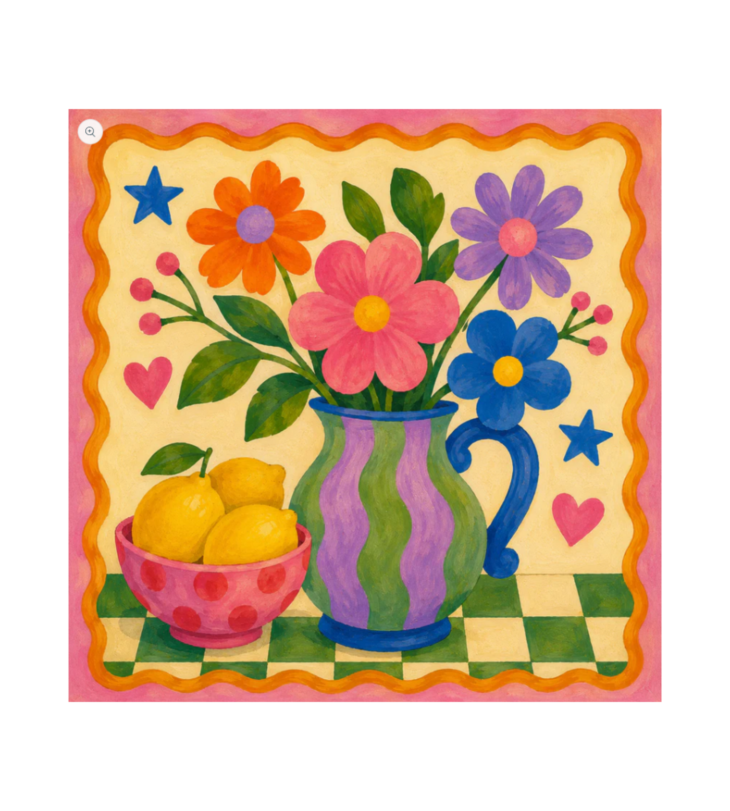 Flower Power Pre-Drawn Acrylic Painting Kit
